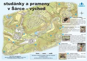 informační materiál Studánky a prameny v Praze, č.3 - Šárka-východ, vyd. 2020, PDF verze