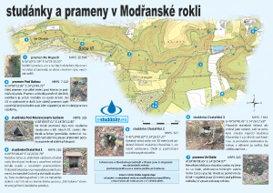 informační materiál Studánky a prameny v Praze, č.4 - Modřanská rokle, vyd. 2021, PDF verze