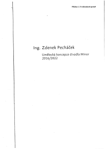 koncepce rozvoje příspěvkové organizace Minor na období 2016 - 2022
