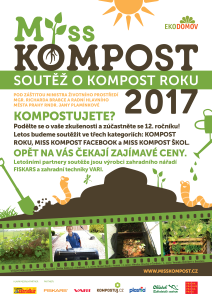 letáček Miss KOMPOST 2017