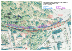 Modernizace trati Praha Bubny &#8211; Praha zastávka Výstaviště, informace o záborech, část 1