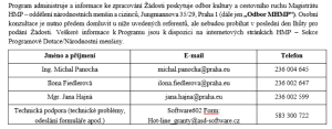 Informace k možnosti konzultací