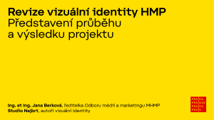 Revize vizuální identity HMP