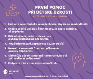 První pomoc při dětské úzkosti