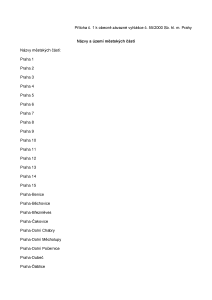 Příloha č. 1 březen 2025