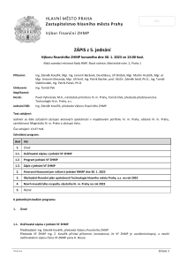 Zápis z 5. jednání výboru, ze dne 30. 1. 2023