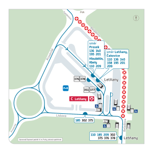 2703788_Schéma &#8211; zastávky autobusových linek u metra Letňany