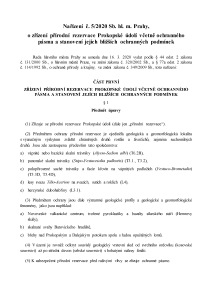 nařízení č. 5/2020 Sb. hl. m. Prahy, o zřízení přírodní rezervace Prokopské údolí včetně ochranného pásma a stanovení jejích bližších ochranných podmínek