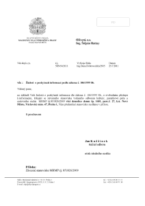 Poskytnutá informace - Č. j.: 585454/2011, Rattay