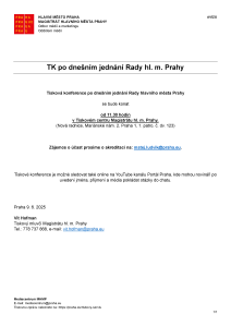 250609 - Avízo  -  TK po jednání RHMP