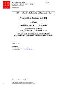 108. ročník závodu Primátorských osmiveslic