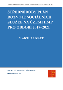 5. Aktualizace - Střednědobý plán rozvoje sociálních služeb na území HMP pro období 2019 &#8211; 2021