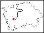 orientační mapka Prahy - katastrální území Hlubočepy