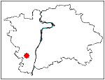 orientační mapka Prahy - katastrální území Lochkov