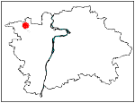 orientační mapka Prahy - studánka U Doušů